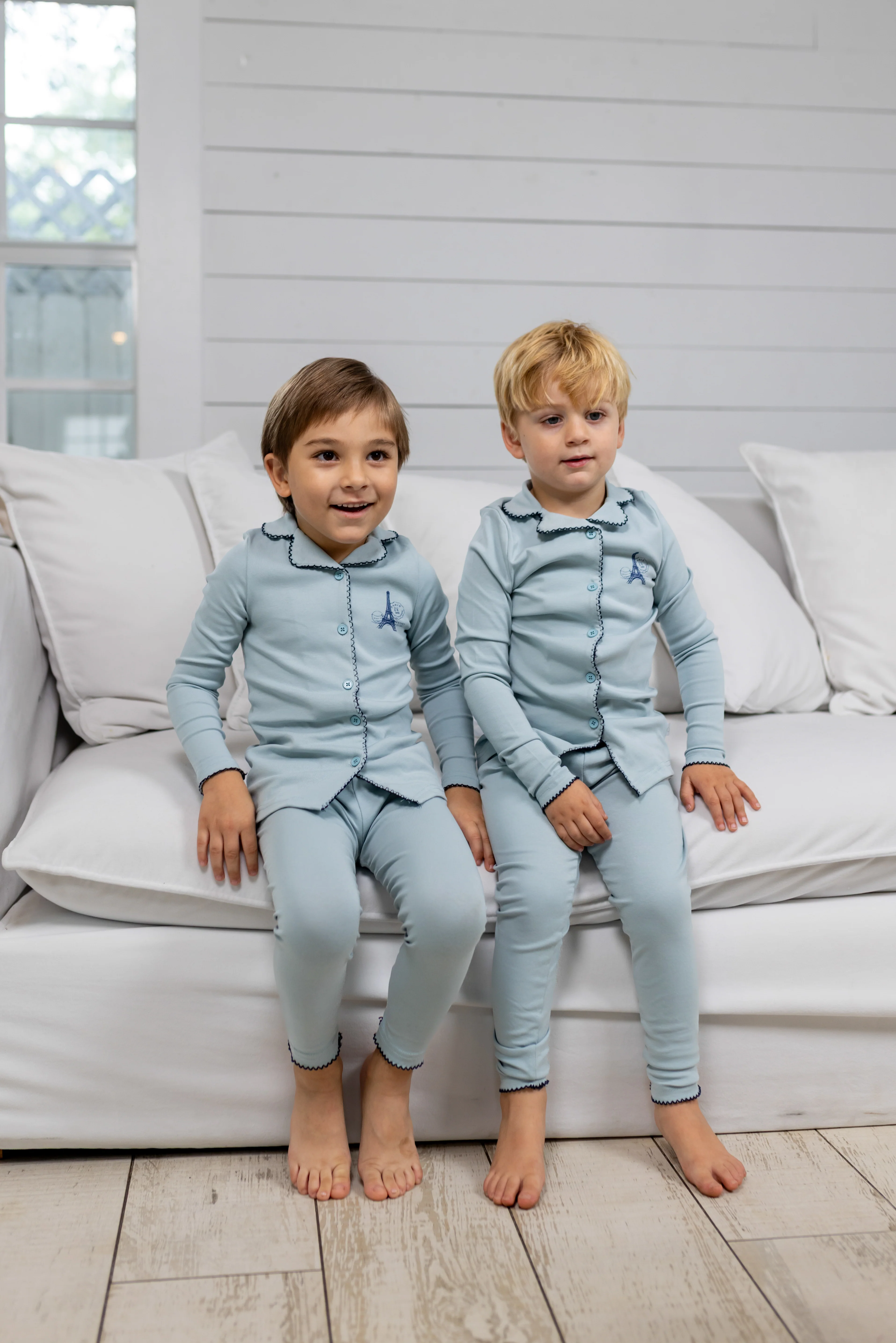 French Grandpa PJ- Blue - Image 4