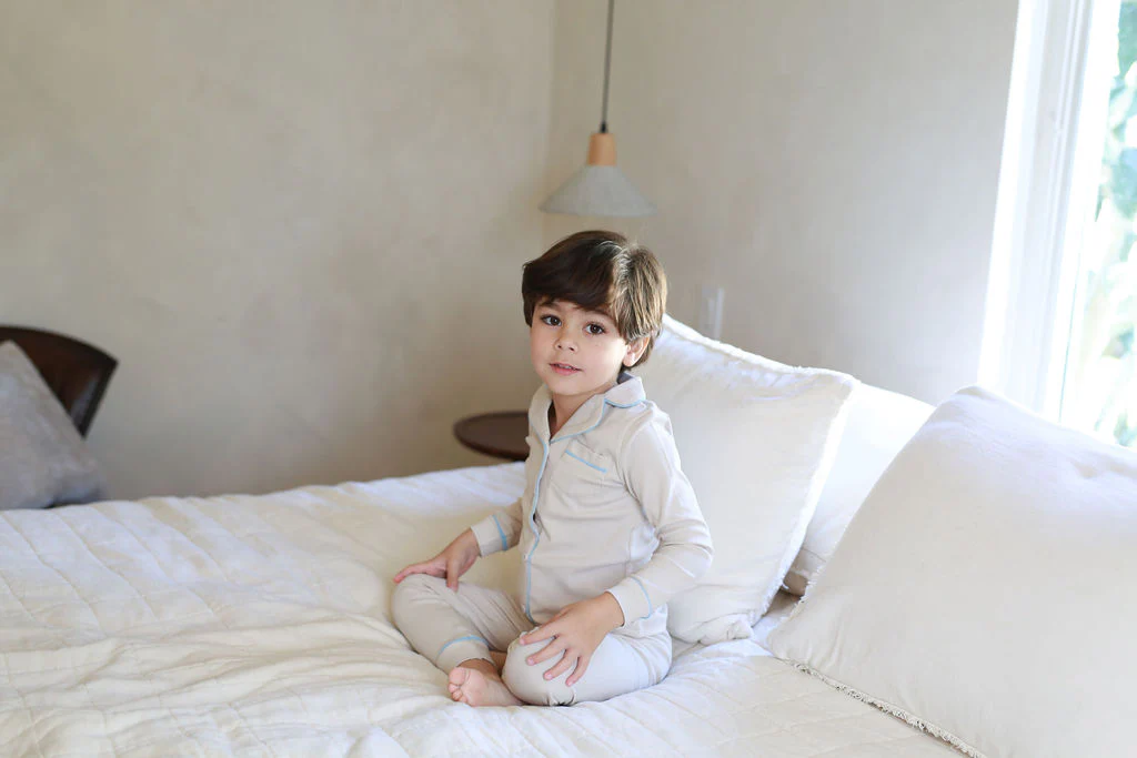 Grandpa PJ-Taupe/Blue - Image 3