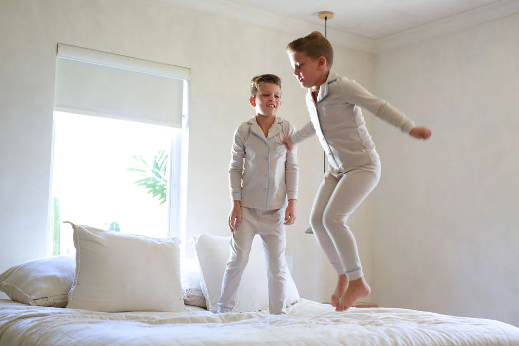 Grandpa PJ-Taupe/Blue - Image 4