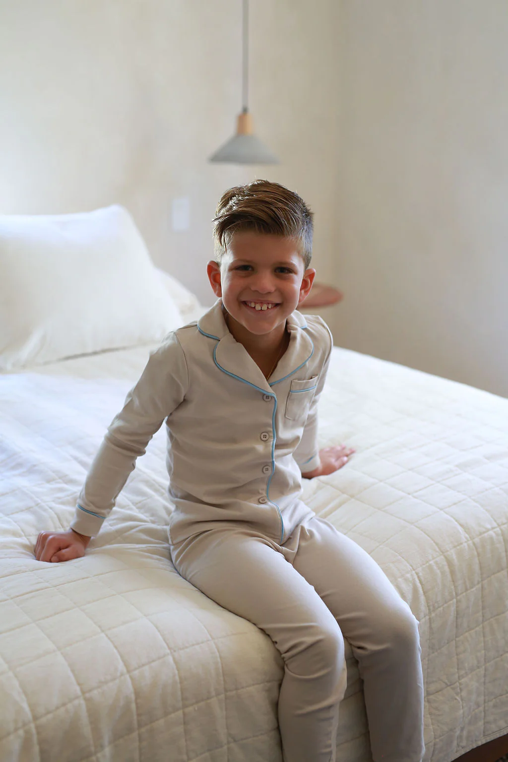 Grandpa PJ-Taupe/Blue - Image 5