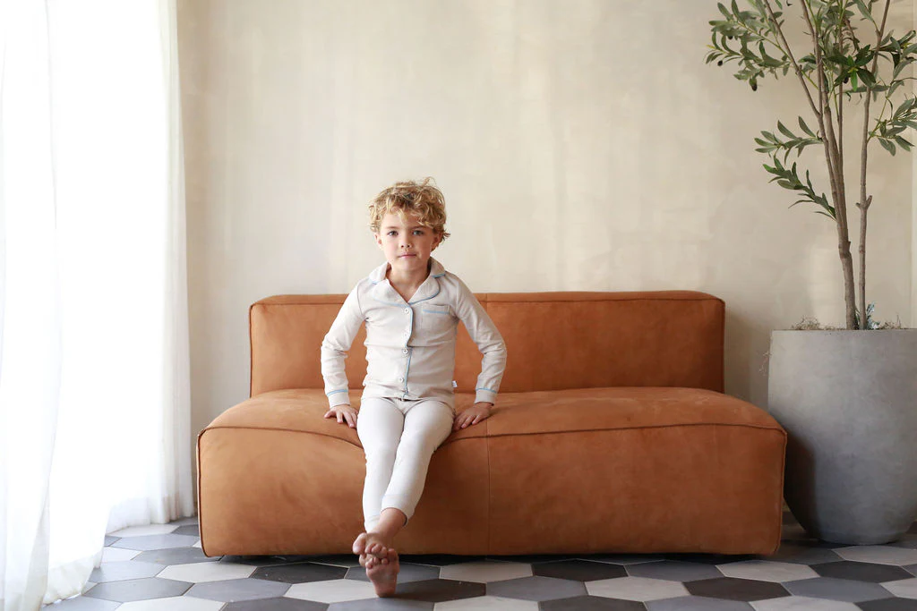 Grandpa PJ-Taupe/Blue - Image 6