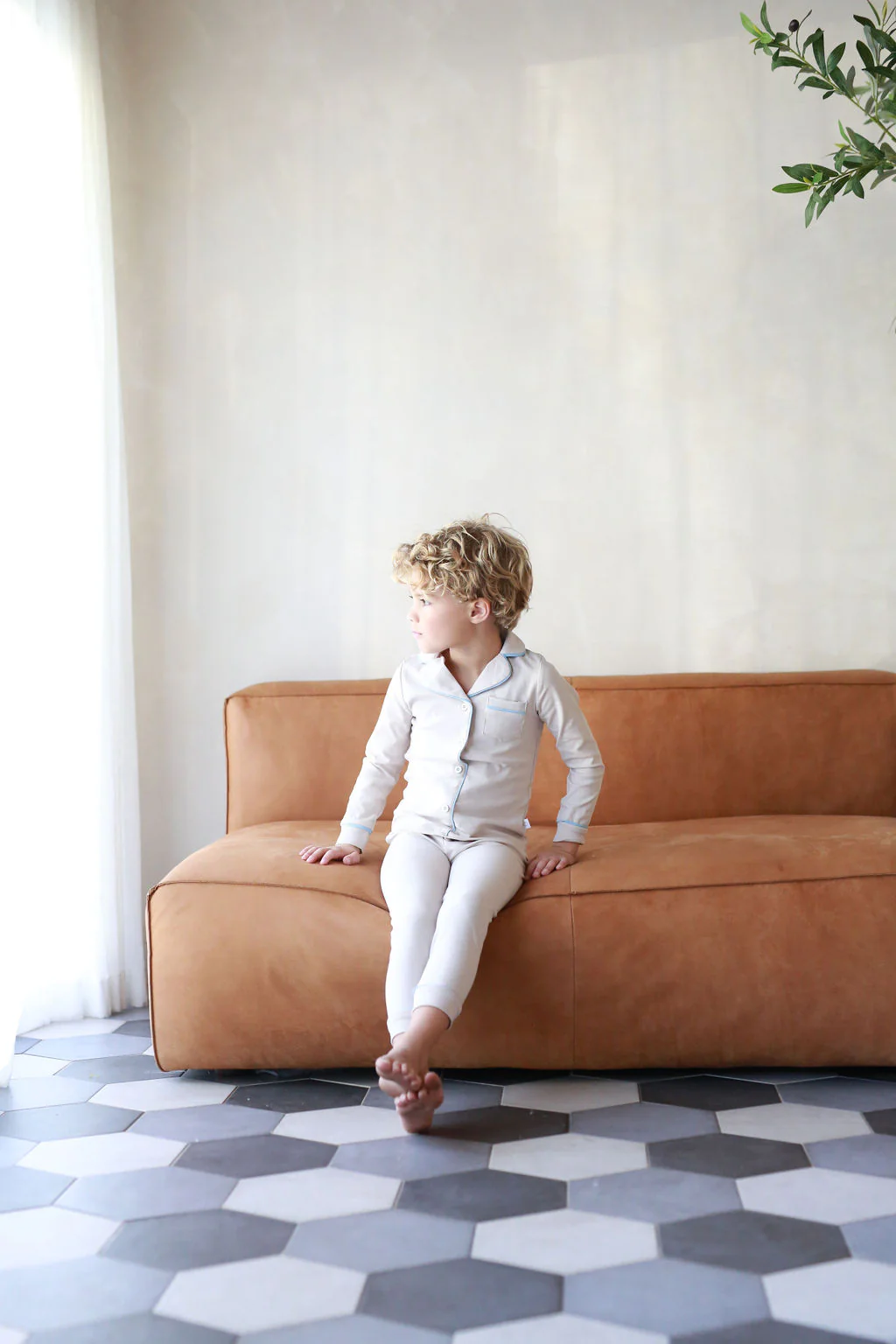 Grandpa PJ-Taupe/Blue - Image 7