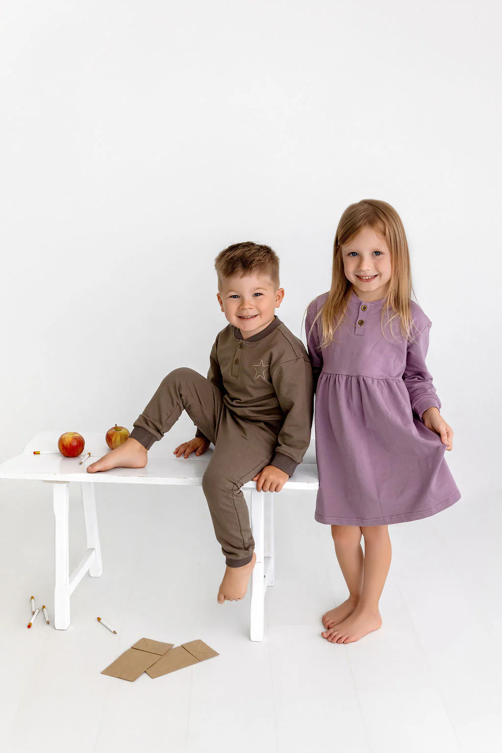 Henley Dress- Lavendar - Image 3