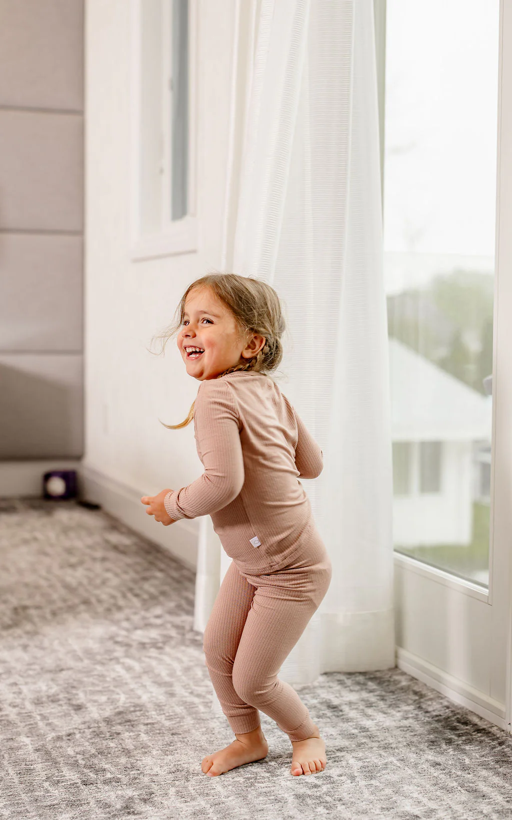 Henley PJ- Dusty Pink - Image 5