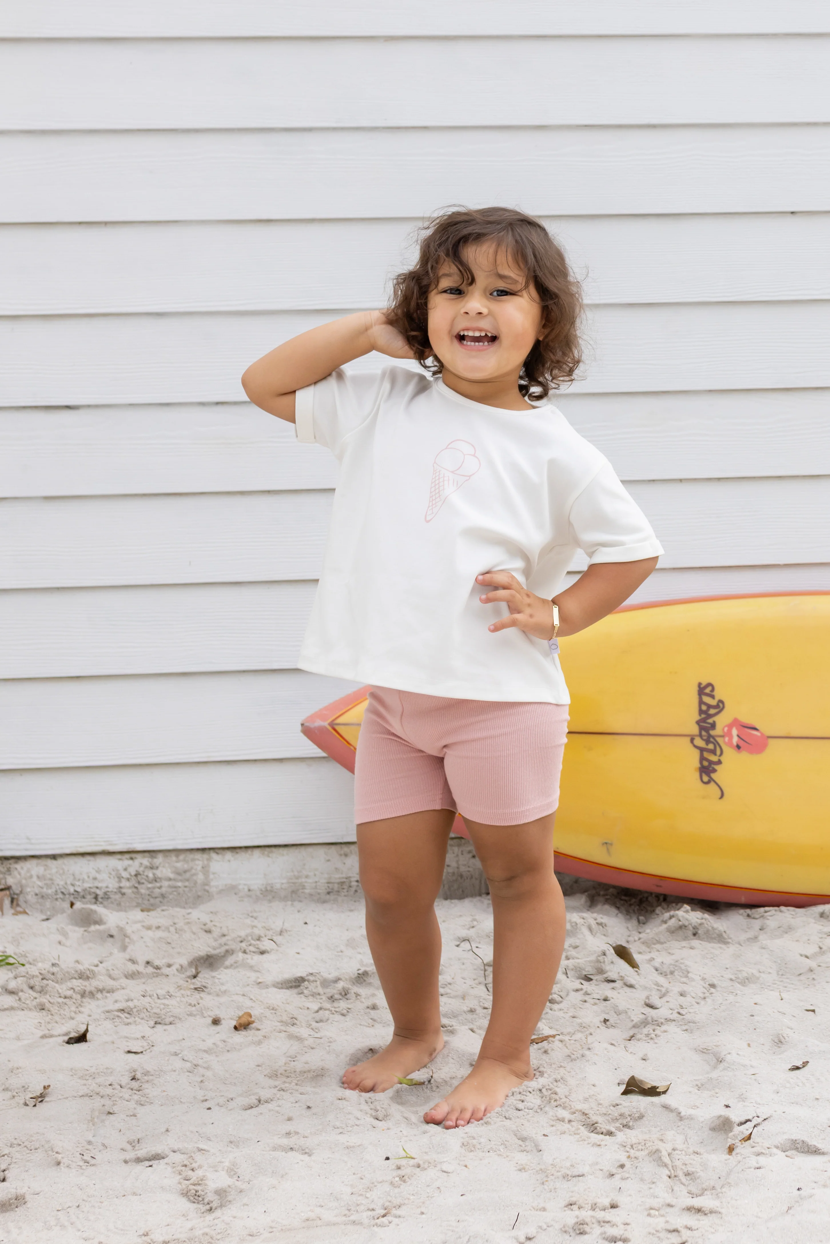 Oversized Tee Set- Pink - Image 3