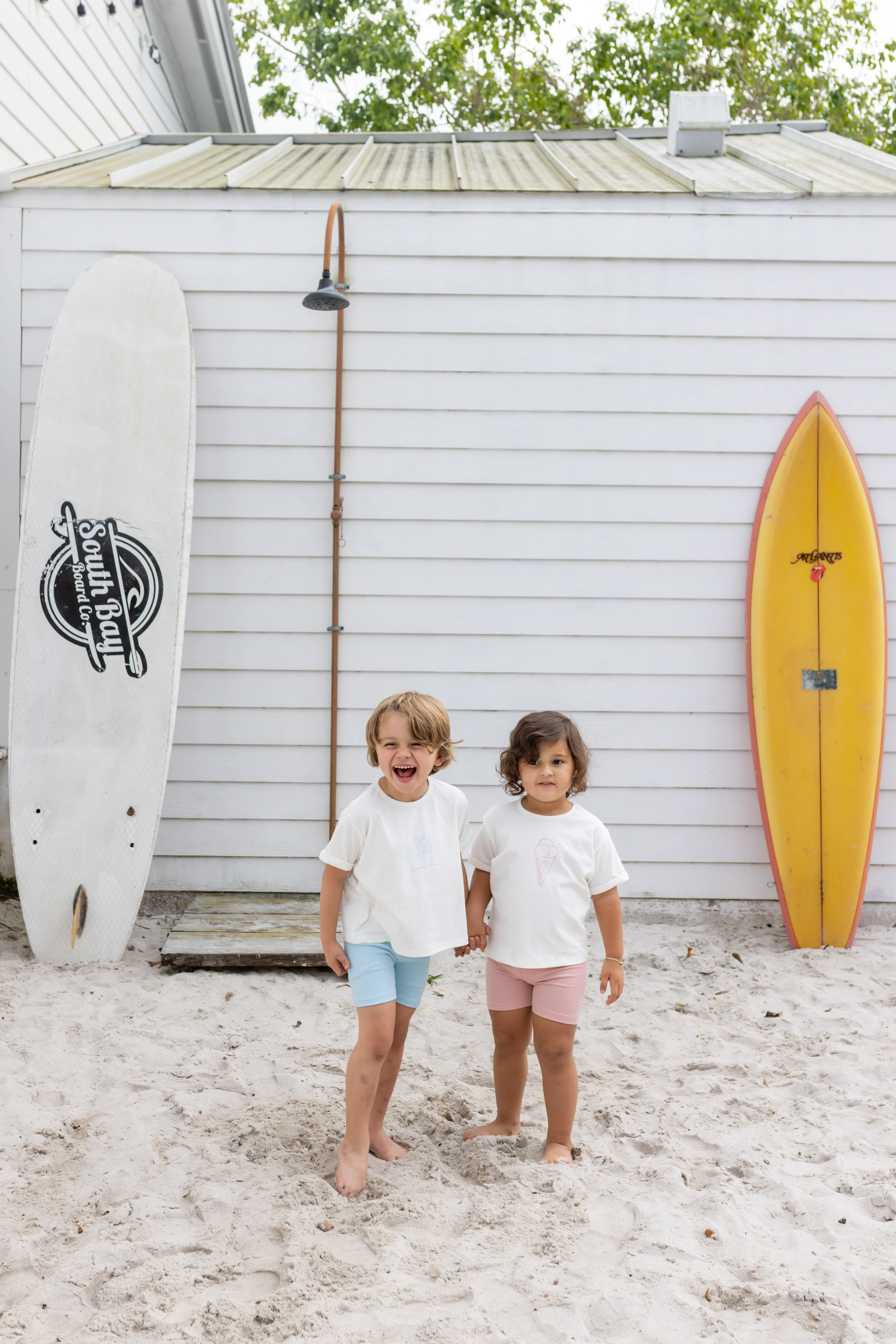 Oversized Tee Set- Pink - Image 4