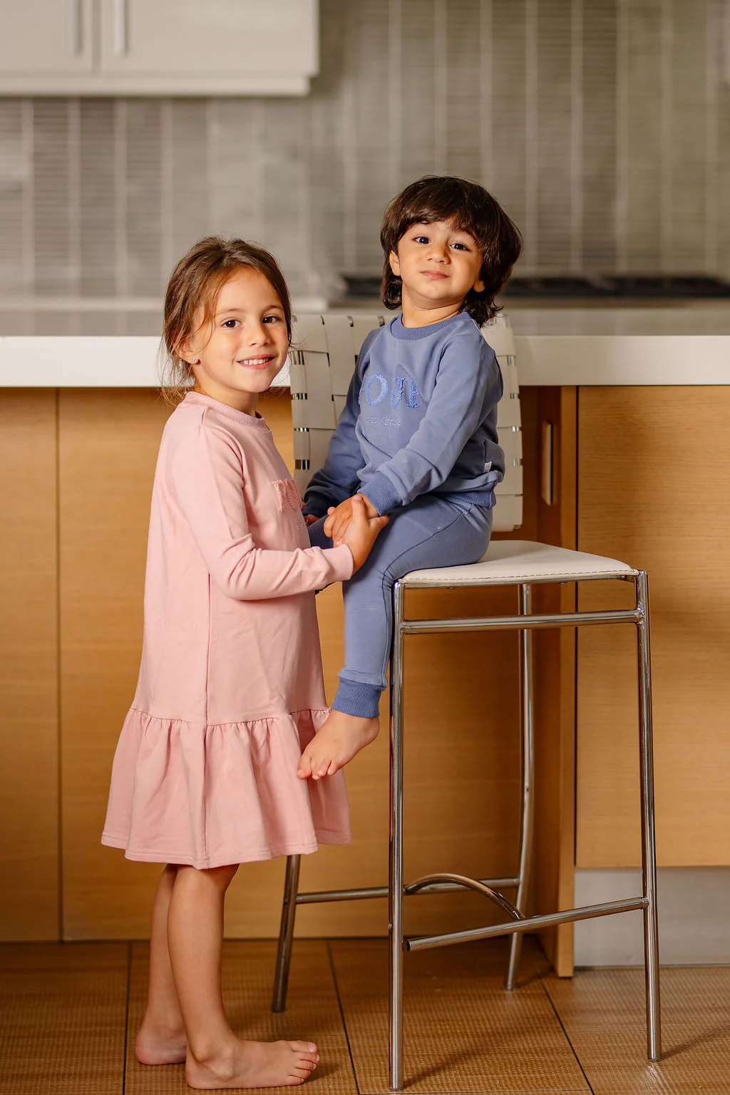 Pouf Sweater Dress- Pink - Image 5