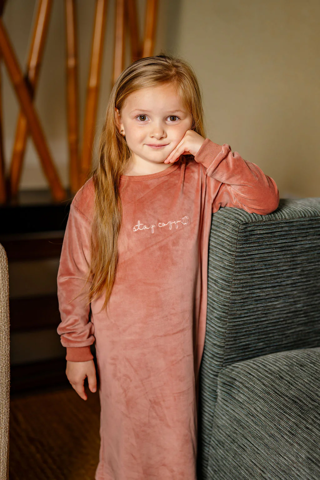 Stay Cozy Nightgown- Rose - Image 3