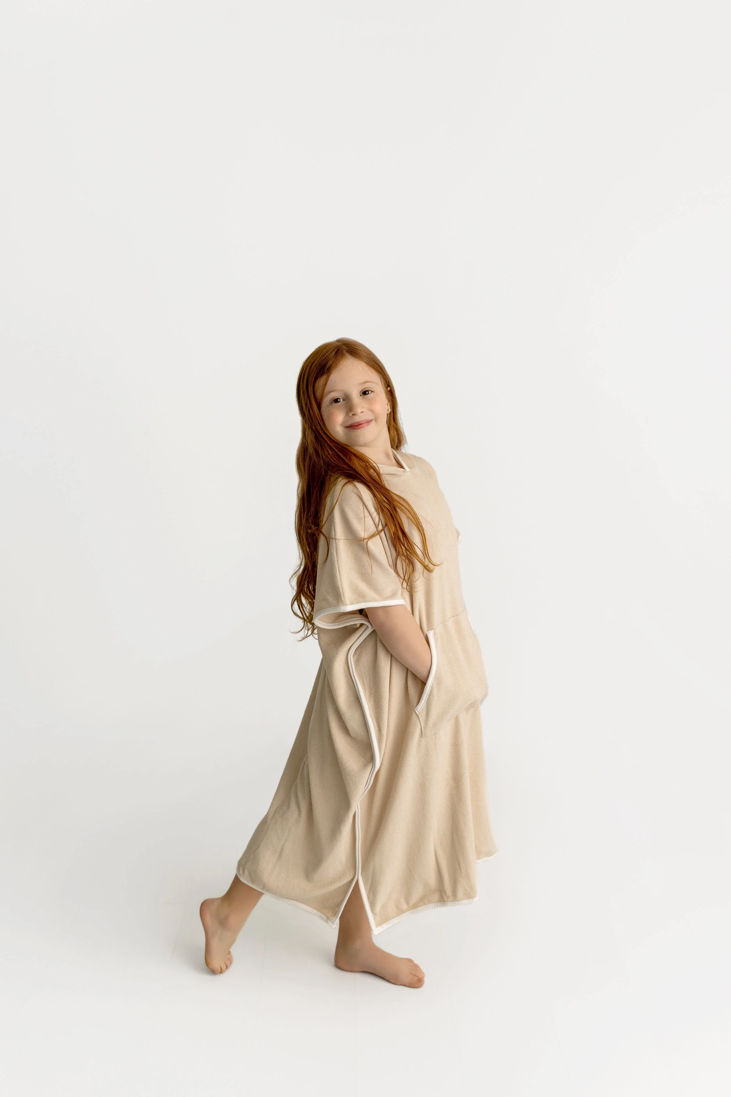 Terry Cover- Up- Taupe - Image 3