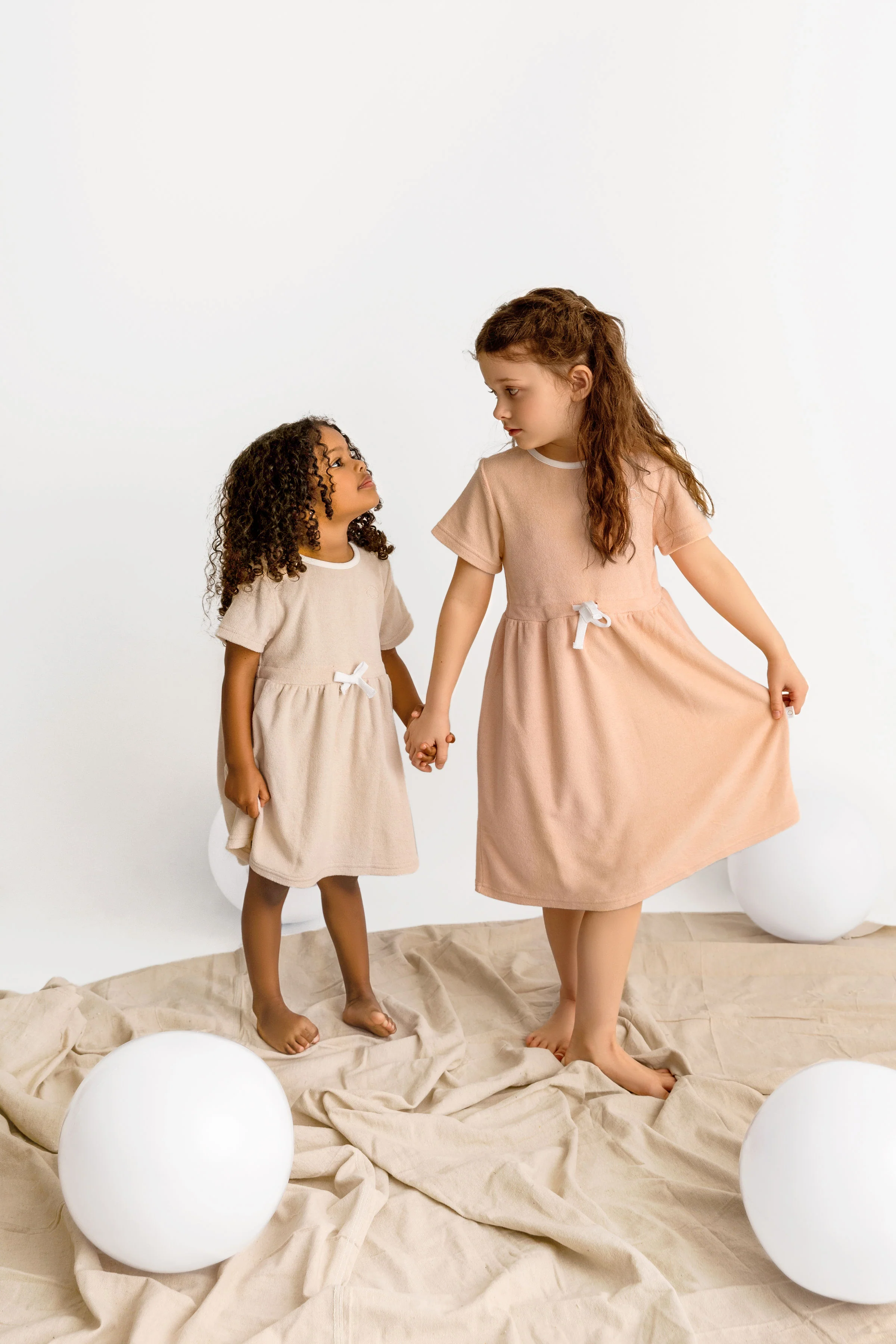 Terry Dress- Blush - Image 3