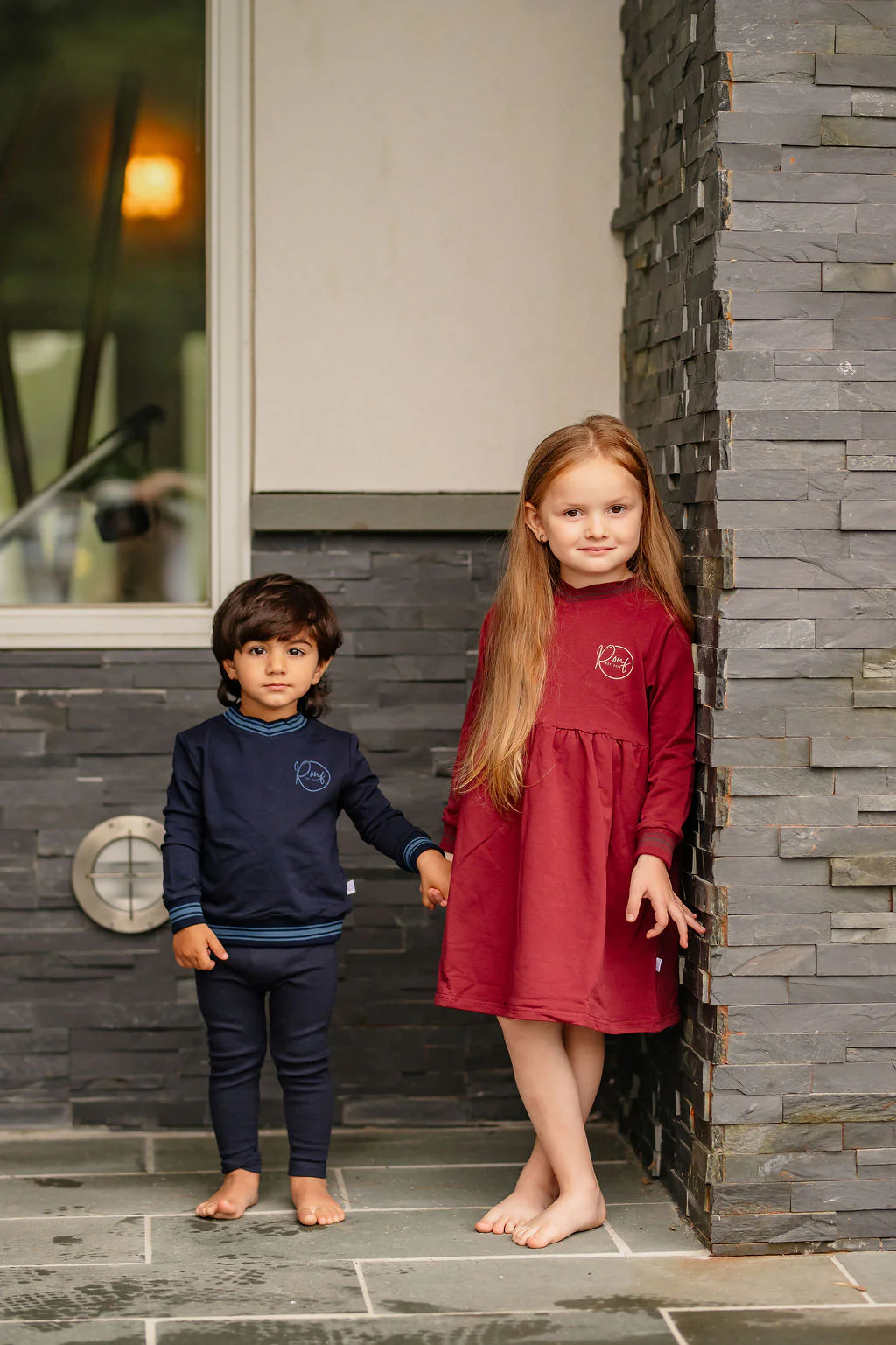 Varsity Dress- Burgundy - Image 5