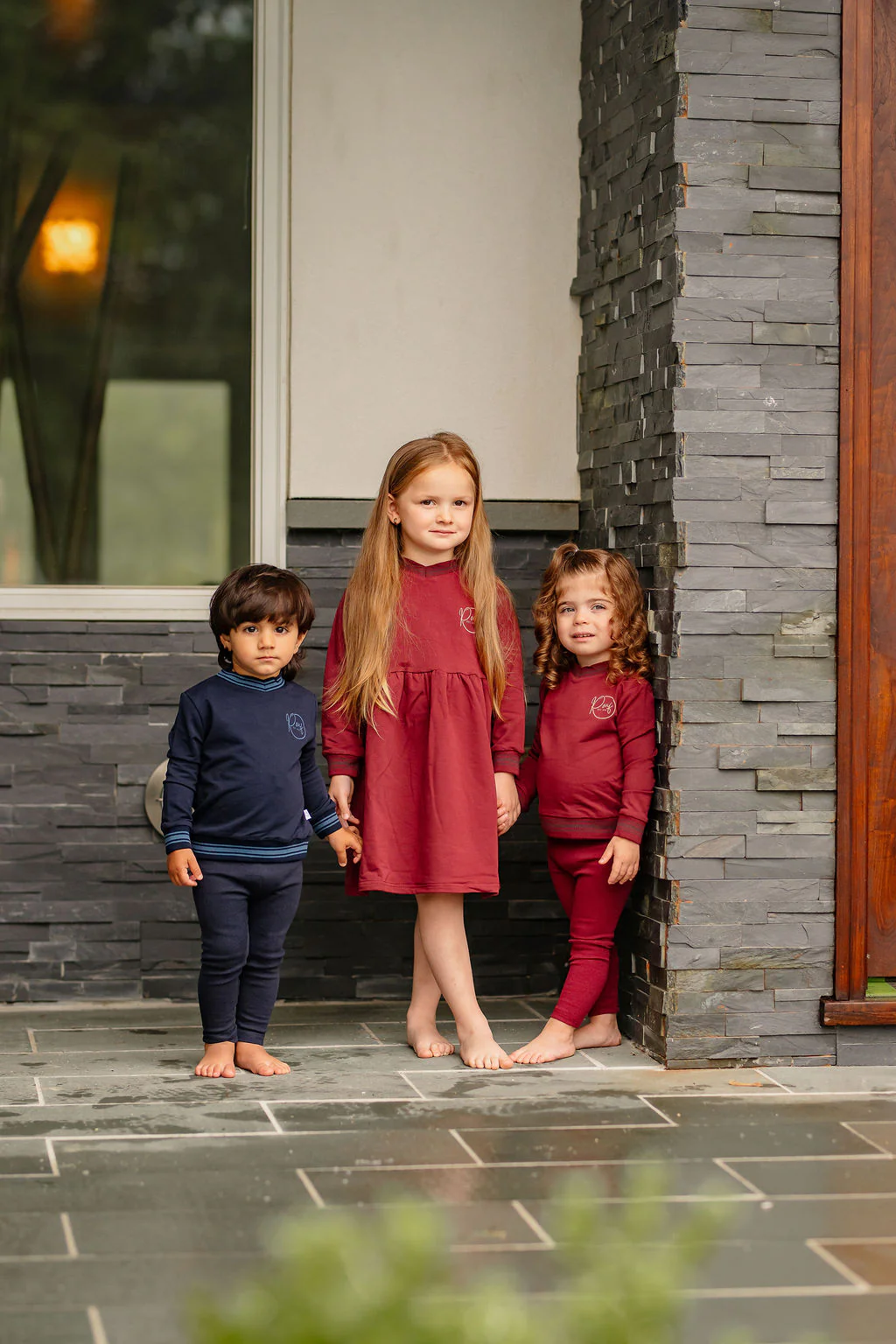 Varsity Dress- Burgundy - Image 4