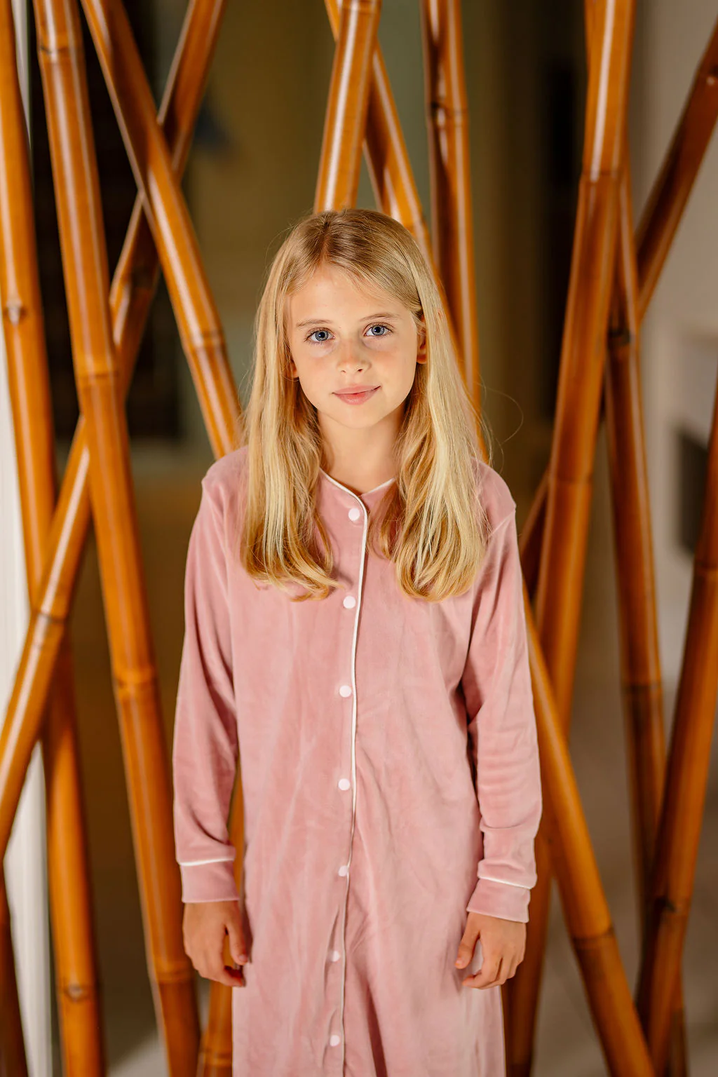 Velour Nightgown- Dusty Pink - Image 4