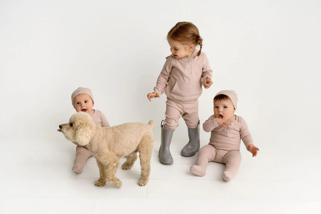 Waffle Set- Dusty Pink - Image 3